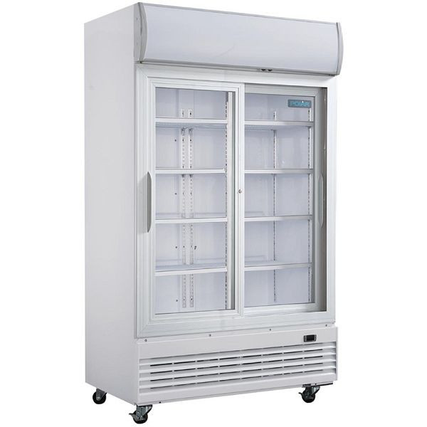 Polar G-Serie Display-Kühlung mit zwei Türen und Schiebetüren des Leuchtkastens 950L, GE581