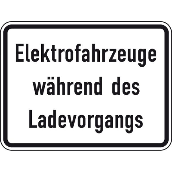 Stein HGS Elektrofahrzeuge während des Ladevorgangs, Nr. 1050-32, 600 x 450 mm, Alform, RA1, 1050-32-212