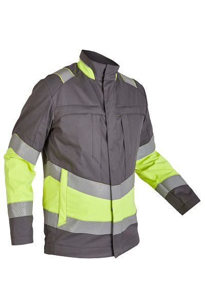 ROFA Bundjacke 4592504, Größe 114, Farbe 424-grau-leuchtgelb, 4592504-424-114