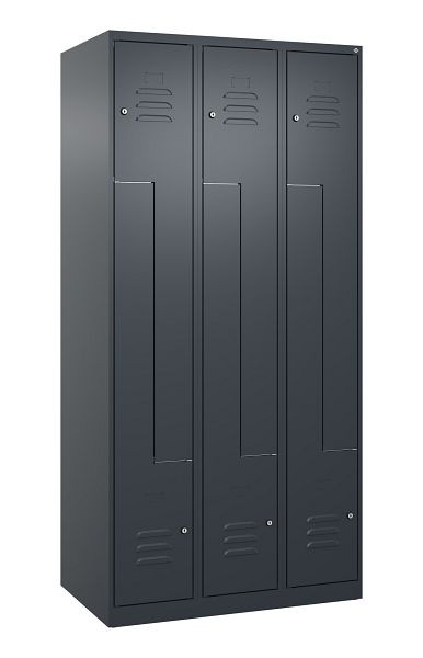 C+P Z-Spind Classic PLUS, 6 Abteile, 1850x900x500mm, 7016/7016, Zylinderschlösser, 080003-306 S10018