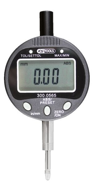 KS Tools Digital-Präzisions-Messuhr 0-10mm, 300.0565, 4042146162453
