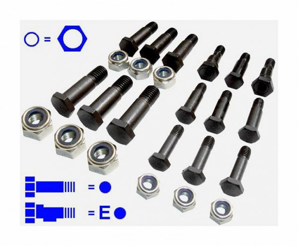 VBW Messerkopf-Schrauben-Set BO universell, 437100