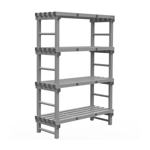 REA Grey Euro-Regal 1000(L)x500(T)x1750(H)mm mit 4 Ständern, 308.250