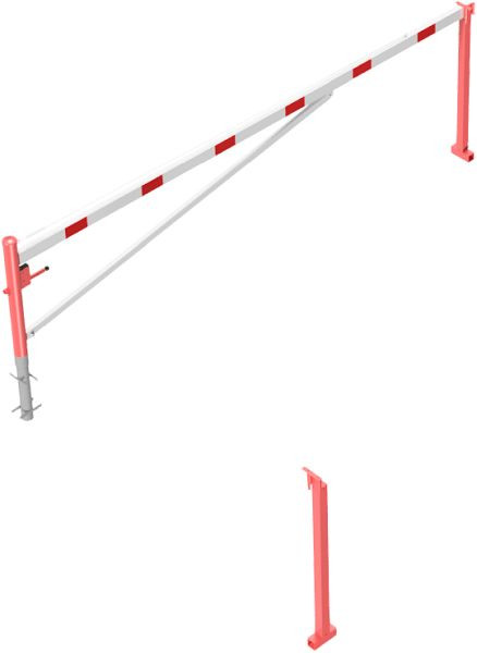 Schake Drehschranke 4,50m, mit Profilzylinderschloss, mit Seilzugverstärkung, 4213_45ZB