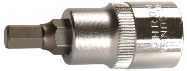 SW-Stahl Schraubendreheinsatz, 1/2", Innensechskant, 4 x 53 mm, brüniert, 05101L