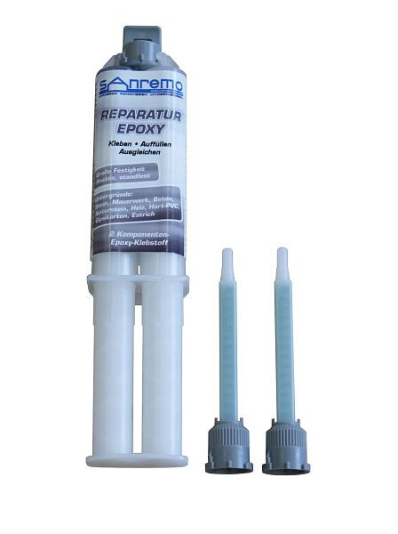 Sanremo 5x Reparatur Epoxy 25ml + 10 Mischdüsen, REP5