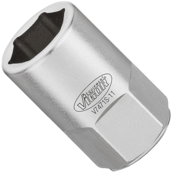 VIGOR Steckschlüssel, kurz, 11 mm, V7471S-11, 4047728074766