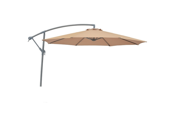 Merxx Ampelschirm, Ø 300 cm, inkl. Hülle, beige, 29015-311