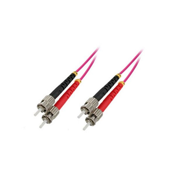 shiverpeaks BASIC-S, Duplex Patchkabel ST/ST 50/125µ, OM4, violett, 1,0m, BS77901/4