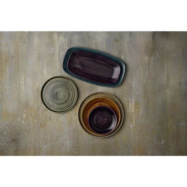 Churchill Stonecast Patina Deep Purple Coupé-Teller 217 mm (12 Stück), DX060