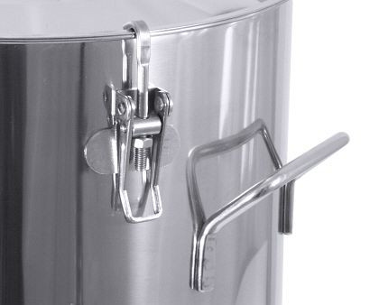 Contacto Behälter 3008 mit Deckel 20 l mit drei Spannverschlüssen, 3007/020