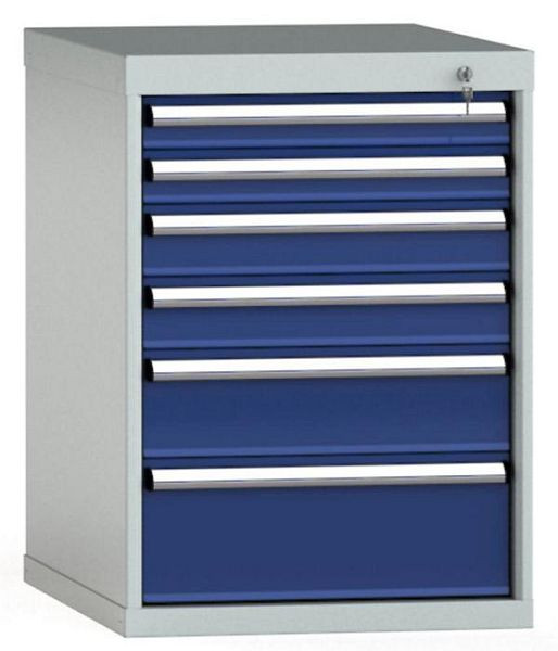 KLW Schubladenschrank 800 x 572 x 750 mm H x B x T, Einbaumaß: 700 mm, Einteilung: 27x36 Einheiten, EA / 100 kg, SEB0800-06EP-001