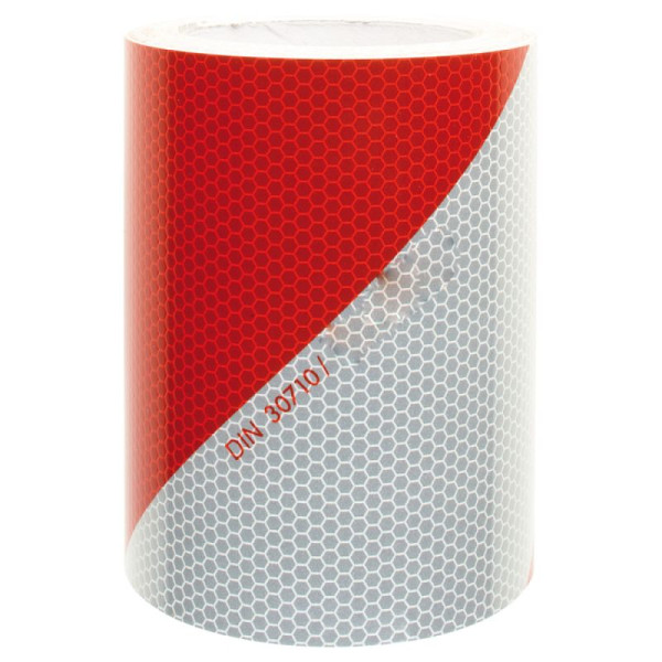 Stein HGS Warnmarkierung für Fahrzeuge mit Sonderrechten, Einzelrolle, linksweisend (senkrecht), rechtsweisend (waagerecht), Maße (BxL): 141 mm x 9 m, 13484