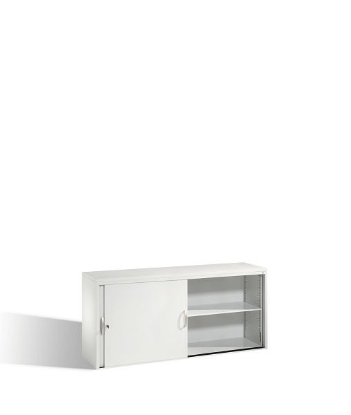 C+P Sideboard mit Schiebetüren Acurado, H720xB1600xT400mm, Farbe: Lichtgrau, Bügelgriff, 2 OH, 5724-00 S10050