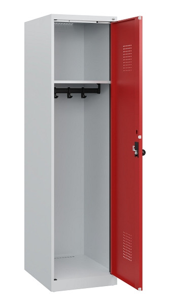C+P Spind Evolo PLUS, 1 Abteil, 1530x400x500mm, 7035/3000, Drehriegel, 0490005-12 S10003