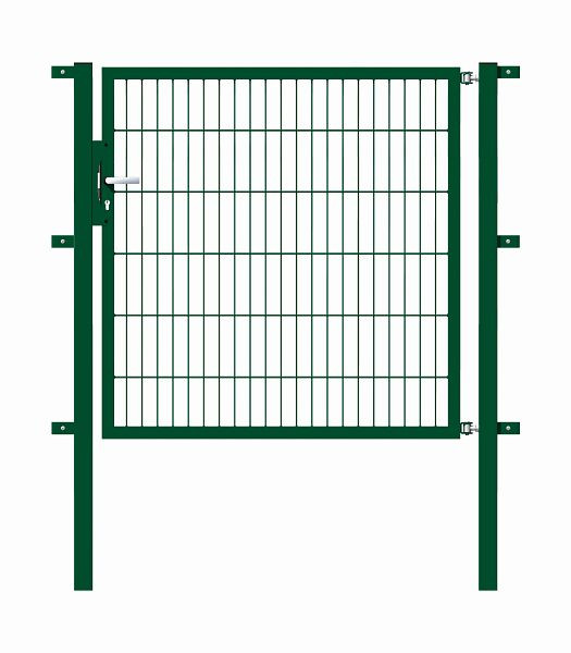 Alberts Einzeltor Flexo mit Zubehör, Breite 125 cm, Höhe: 120 cm, grün, 647223
