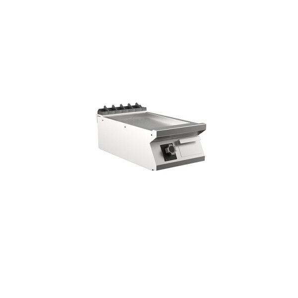 Mareno M1-700 Elektro-Griddle mit glatter Mattchromplatte, 40cm, 400(B)x750(T)x250(H)mm, FT74ELCST, 171.233