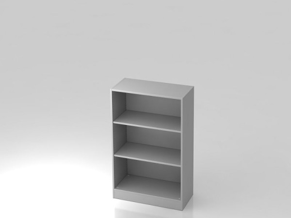 Hammerbacher Regal 3OH, Sockelblende Grau, 80x40x127 cm (BxTxH), V6500/5