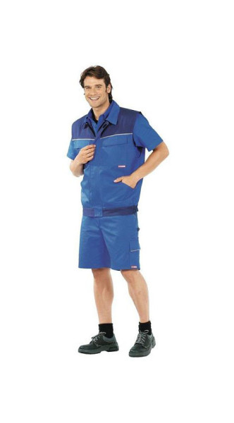 Planam Highline Weste, kornblumenblau/marine/zink, Größe 4XL, 2360068