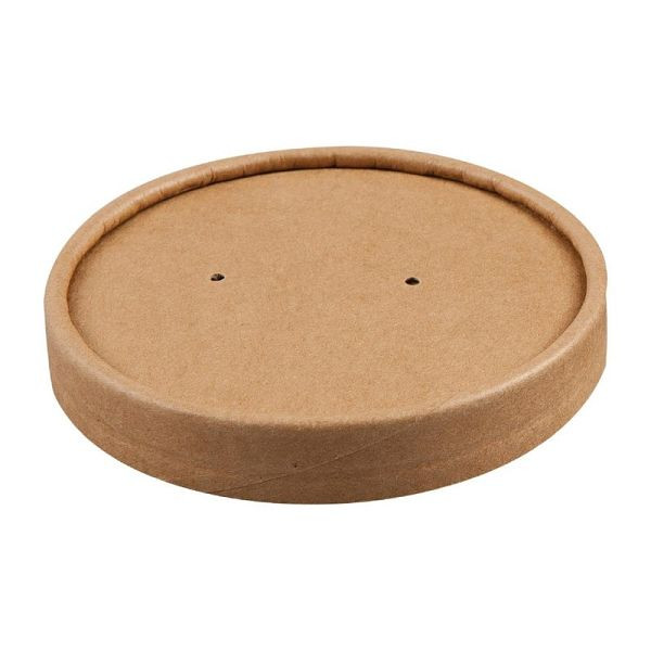 Colpac Deckel für recycelbare, mikrowellengeeignete Suppenbecher 225ml und 350ml, VE: 500 Stück, FA367