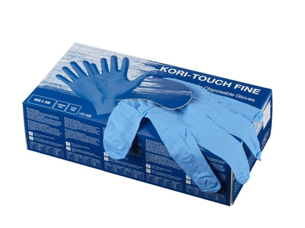 Korsar Kori-Touch Fine Blue blau in Größe M, VE: 1 Box mit 100 Paar, 1351486798