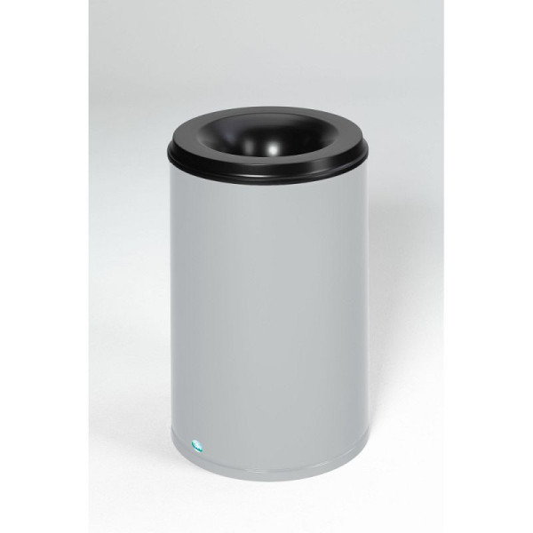 STEIN HGS Papierkorb feuersicher, Lichtgrau (RAL 7035), 110 l, 82080.0004