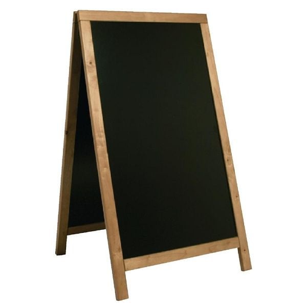 Securit Duplo Straßentafel Teak 120 x 67cm, für den Innen- und Außenbereich, CE415