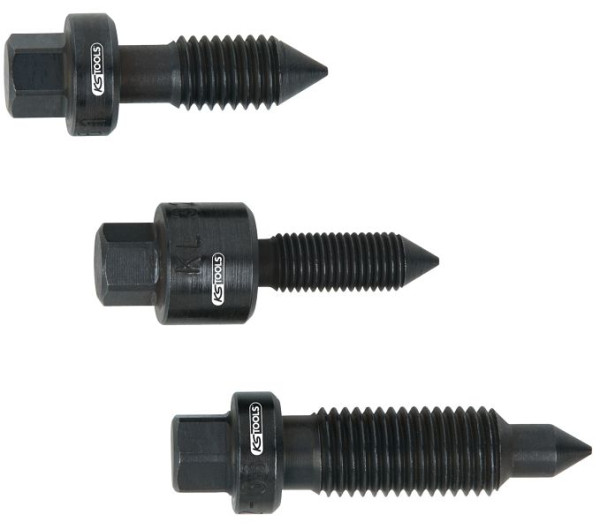 KS Tools Arretierschrauben-Satz zur Zahnstangen-Mittelstellung, 3-teilig, 700.1690