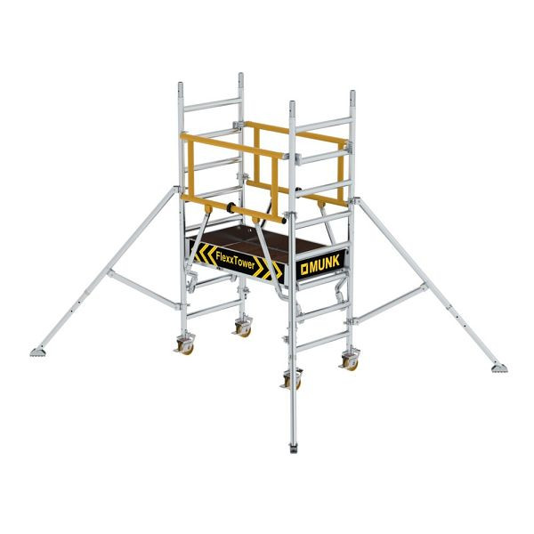 Munk Günzburger Steigtechnik FlexxTower SG mit vorlaufendem Geländer, 125132