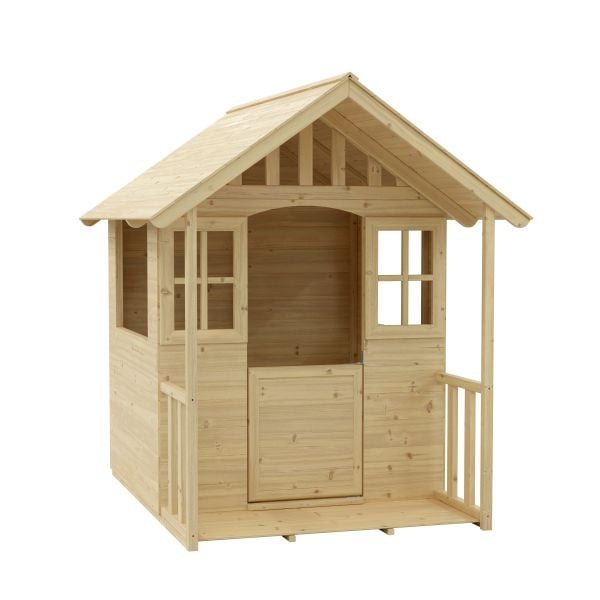 Zwerkules Spielhaus Villa Natur 137x121x140cm, ZW387