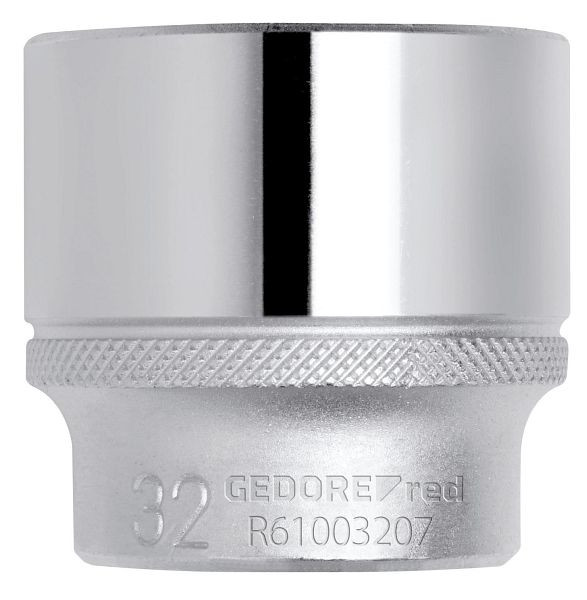 GEDORE red Steckschlüssel Einsatz 1/2", 6-kant, kurz SW22mm, Länge 38mm, 3300271