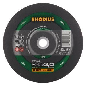Rhodius PROline FT44 Freihandtrennscheibe, Durchmesser [mm]: 230, Stärke [mm]: 3, Bohrung [mm]: 22.23, VE: 25 Stück, 201788