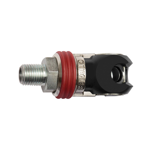 Riegler Schwenk-Sicherheitskupplung NW 7,2, EURO 7,2, Stahl, G 1/4 AG, 141657