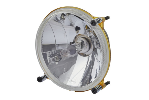 HELLA Halogen/FF-Hauptscheinwerfer, M133, 12V, rund, Referenz: 12.5, Einbau, ECE/E4 10198e Streuscheibe, Flachstecker, links/rechts, 1A3 996 162-381