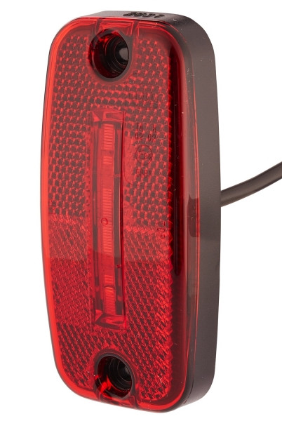 HELLA Schlussleuchte - LED - 24V - Anbau - Lichtscheibenfarbe: rot - Kabel: 5000mm - Stecker: offene Kabelenden - links/rechts, 2TM 345 600-311