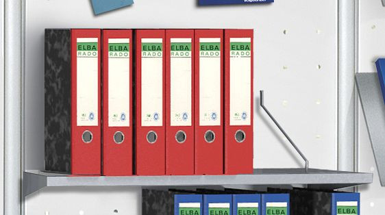 Kerkmann Ablageboden mit seitlichen Stützen, B 750 x T 300 mm, alusilber, 45697914