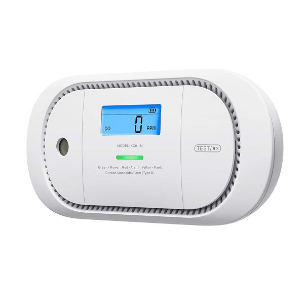 X-Sense XC01-M intelligenter vernetzter RF-Funk-Kohlenmonoxid Melder mit LCD-Anzeige, xsc01m