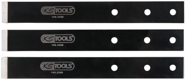 KS Tools Falzschaberklingen-Satz, Klingenlänge 19mm, 3-teilig, 140.2358