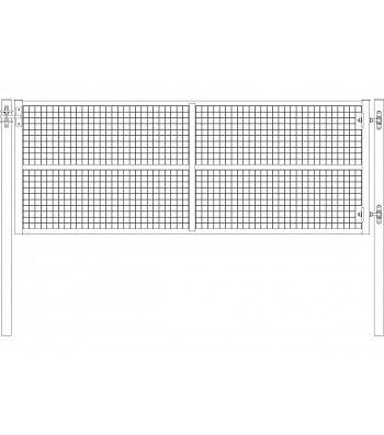 Growi Weidetor verzinkt Typ 8 C-Profile, Comfort Line 150 Breite x 110 Höhe, GM-Füllung, 10075810