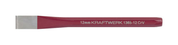 Kraftwerk Flachmeissel achtkant, 12 mm x 130 mm, 1365-12, 7612206081054