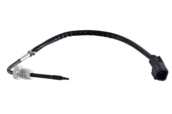 HELLA Sensor, Abgastemperatur - 2-polig - geschraubt - Kabel: 250mm, 6PT 358 181-811