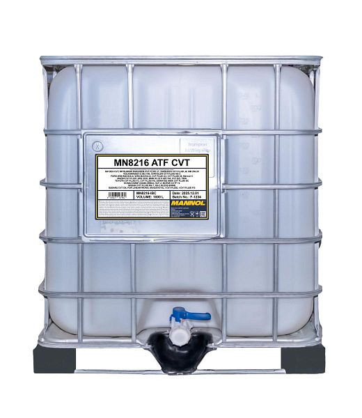 MANNOL Getriebeöl 8216 ATF CVT, VE: 1000 l, MN8216-IBC
