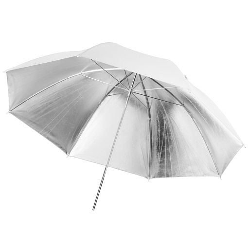 Walimex pro Reflexschirm weiß/silber, 109cm, 1017677