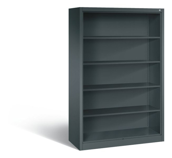 C+P Büroregal mit Rückwand Acurado, H1950xB1200xT500 mm, Anthrazit, 9380-000 S10038