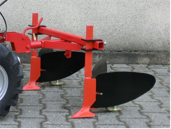 PowerPac Häufelpflug zweireihig 0,7 m Arbeitsbreite inkl. Adapter, Häufelkörper verstellbar 485, 450, 390 mm für MF5, KAMS5000