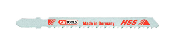 KS Tools Stichsägeblatt, HSS, 100mm, 3mm, T127D, VE: 5 Stück, 129.3118