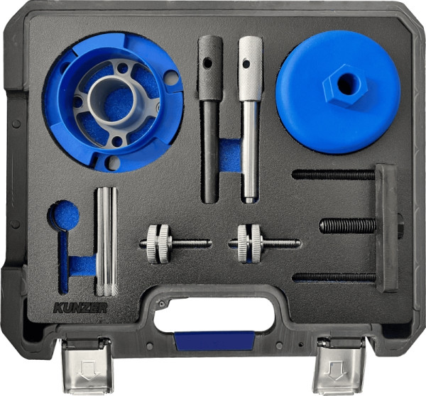 Kunzer Motor-Einstellwerkzeugsatz FORD / CITROËN / FIAT / JAGUAR / LAND ROVER / PEUGEOT Für 2.0-, 2.2-, 2.4- und 3.2-Liter-Duratorq-Dieselmotoren, 77MW308