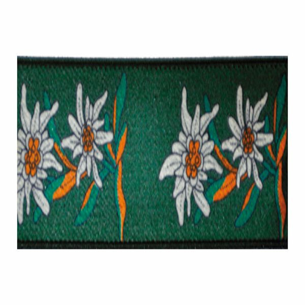 EIKO Hosenträger 36mm 456 Lederpatten, Farbe: flaschengrün, Größe: 120, 1456_10_70_120