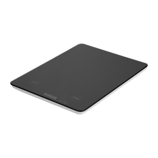 Vogue Digitalwaage Schwarz Rechteckig 10kg, Graduierung 1 g, hochpräzise für genaue Messungen, FS488