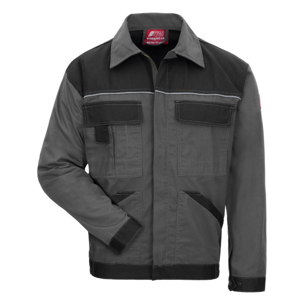 NITRAS MOTION TEX LIGHT, Arbeitsjacke, Größe: 56, Farbe: grau, VE: 10 Stück, 7552-56